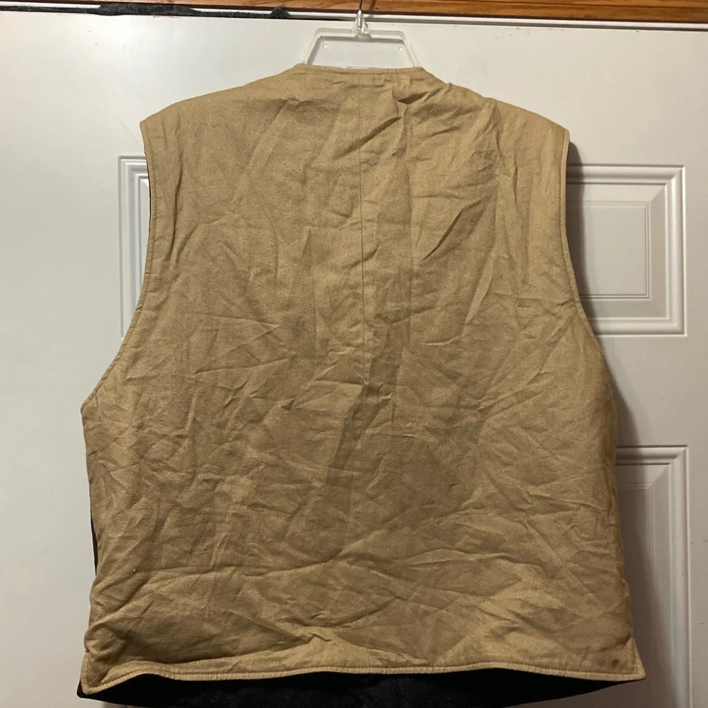 J. Crew Dark Brown‎ Suede Vest L